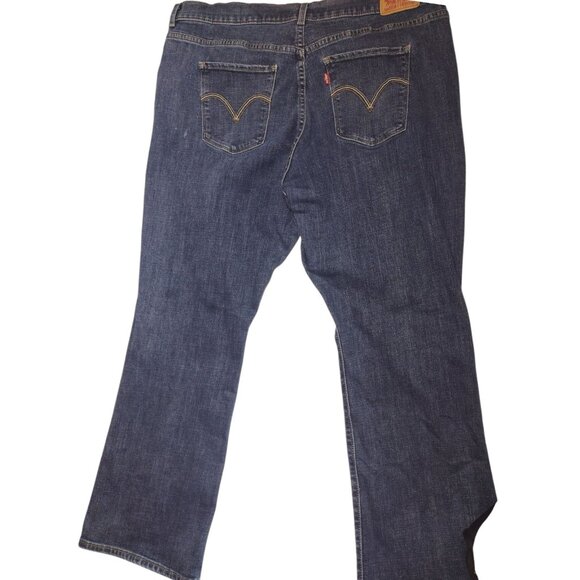 Levi's Classic Bootcut High Rise Jeans Women's 18 Embroidered Pockets Stretch - Picture 1 of 8